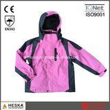 Waterproof 3 in 1 Kid Ski Wear Girl Padded Jacket