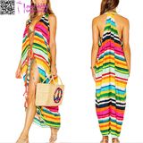 2017 New Fashions Deep V Beach Dress L38492