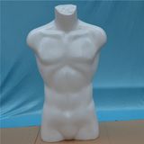 Window Clothes Shop Display Fiberglass White Male Mannequin Torso