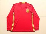 2016 Spain Home Red Long Sleeve Jersey