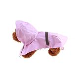 Custom Waterproof Reflective Rain Poncho with Hood for Pet Dogs