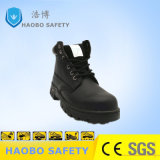 High Ankle Genuine Leather Steel Toe Police Safety Footwear