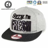 2016 Top New Design Era Snapback Cap with Sublimation Embroidery