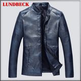 PU Jacket for Men Fashion Coat