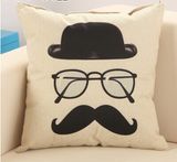 100% Cotton Printing Glasses Man Sofa Cover