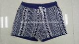 Oeko-Tex Flat Waist Polyester Patterned Men Board Short Swimwear