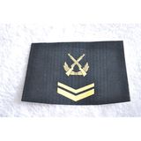 Woven Labels 100%Polyester Shoulder Badge for Clothing