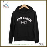 Custom Boys Pullover Hoodie Black Long Sleeve T Shirt