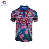 High Quality Men's Shirt Sportswear Custom Sublimated Polo Shirts