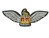 Hand Embroidery Patch for Aviation with India Silk