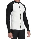 Two Pieces of Men's Long Sleeve Lycra Rash Guard for Sport Wear