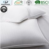 Jacquard 100% Cotton 300tc Comfortable Standard Hotel White Goose Down Pillow/Cushion