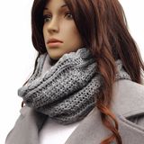 Acrylic Custom Logo Excellent Quality Knitting Neck Scarf