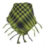 New Military Shemagh Scarf Arab Chequered Arafat Keffiyeh Tactical Desert Wrap Green