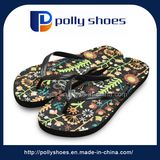 2017 Christmas Promotional Cheap Black Open Toe Flip Flop Sandal