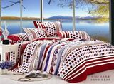 Printed Microfiber Quilt Cover Faric for Bedding Set