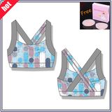 Custom Womens Dry Fit Custom Pattern Sublimation Athletic Sports Bra