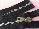 Metal /Brass /Alu Zipper, One Ways Open End Metal Zipper for Garments