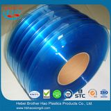 DIY Installation Anti-Static Blue Ribbed Plastic PVC Door Curtain Strip Rolls