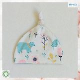 Custom Design Baby Accessories Bear Printing Baby Hat