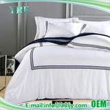 Deluxe White Customized 100% Cotton Double Duvet Cover Sets