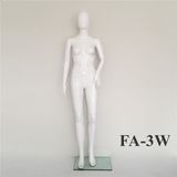 Shiny White Female Mannequin Full Body