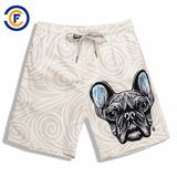 Oeko-Tex Full Waist Polyester Patterned Men Board Short Swimwear