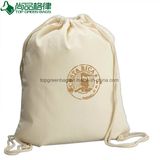 China Supplier Best Selling Traveling Cotton Canvas Drawstring Backpack