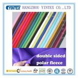 Anti-Pilling and Double-Sided Polar Fleece Solid Fabric for Home Textiles