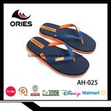 Wholesale Two Color PVC Upper EVA Man Beach Slippers with High Quality