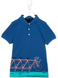 Factory Boy's Bicycle Printed Polo Shirt