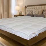 Quality Hotel Mattress Pad Artificial Goose Down Alternative Filling Bed Pad