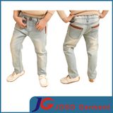 Boy Kid Denim Toddler Light Blue Jeans (JC8015)