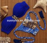 2017 Sexy Hot Lady Brazilian Beauty Custom Macrame Tassel Bikini