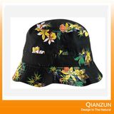 Custom Design Label Logo Popular Floral Blank Bucket Cap