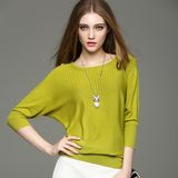 2018 New Spring Fall Sweater for Women Cotton Pullover