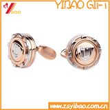 Custom Silver Fashion Cufflink for Promotional Gift (YB-cUL-03)