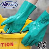 Nmsafety Long Cuff Nitrile Coated Industry Glove