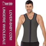 Men Gym Tops Sports Wear Waist Trainer Vest (L42660-2)