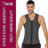 Men Gym Tops Sports Wear Waist Trainer Vest (L42660-2)