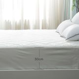 Quilt Waterproof Mattress Protector with Fiberfill for Hotel Wholesale