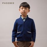 100% Cotton Dark Blue Kids Clothes for Boys