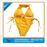 Women's Fluorescein Triangle Bikini with Custom Logo