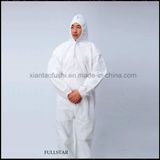 Waterproof Microporous Disposable Tyvek Alternative Coverall with Hood