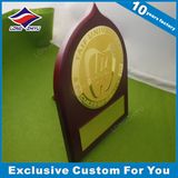 Gold Metal Award Casting Wooden Plaque Community Souvenir Award Gifts