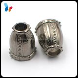 Custom Fashion Design Gunmetal Alloy Cord Stopper