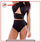 Hollow out Wrapped Chest Wrapped Sexy High Waist Bandage Sexy Halter Neck Bikini Swimsuit