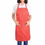 Unisex Stripe Bib Apron with 1 Big Pockets Chef Waiter Kitchen Cook New Tool Kitchen Apron Kitchen Accessories