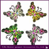 Butterfly and Snake Embroidered Applique Iron on Patch Design DIY Sew Iron on Patch Badge Embroidery Flamingo