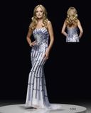 Beaded Chiffon Full Length Long Evening Dresses (ED3012)